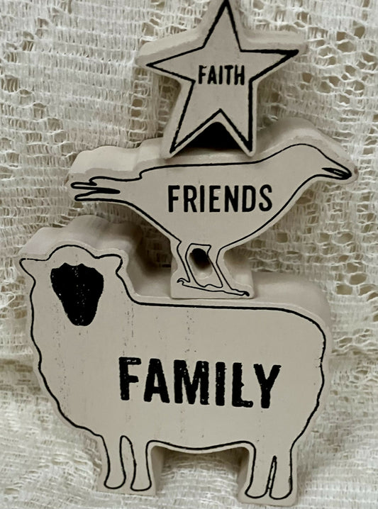 #651 Family friends' faith 3 pc set