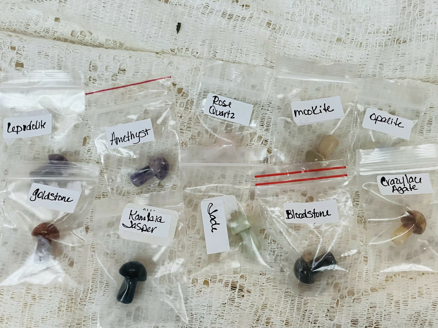 Crystal mini mushroom#2133