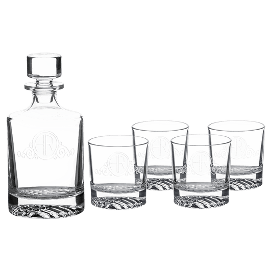 Polar Camel 5 piece Decanter set