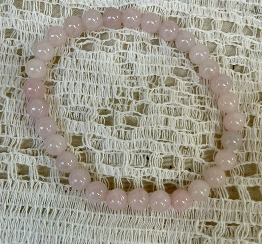 Rose quartz bracelet #2480