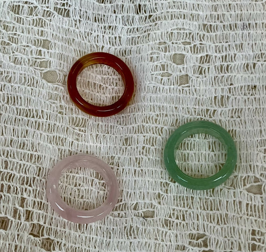 #2688 Crystal rings