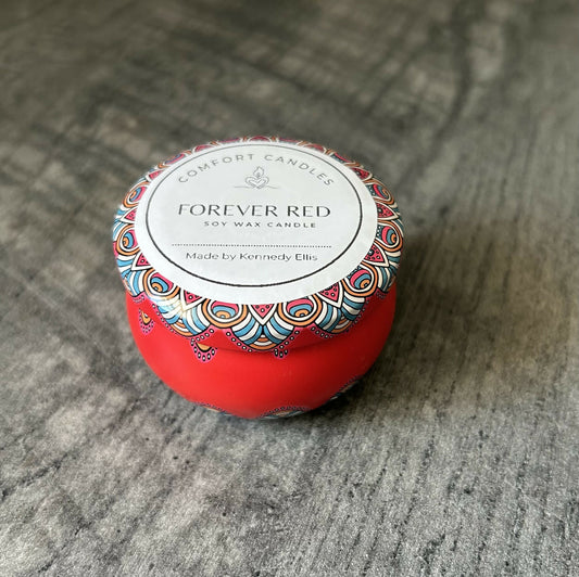 Forever Red scent candle 4oz