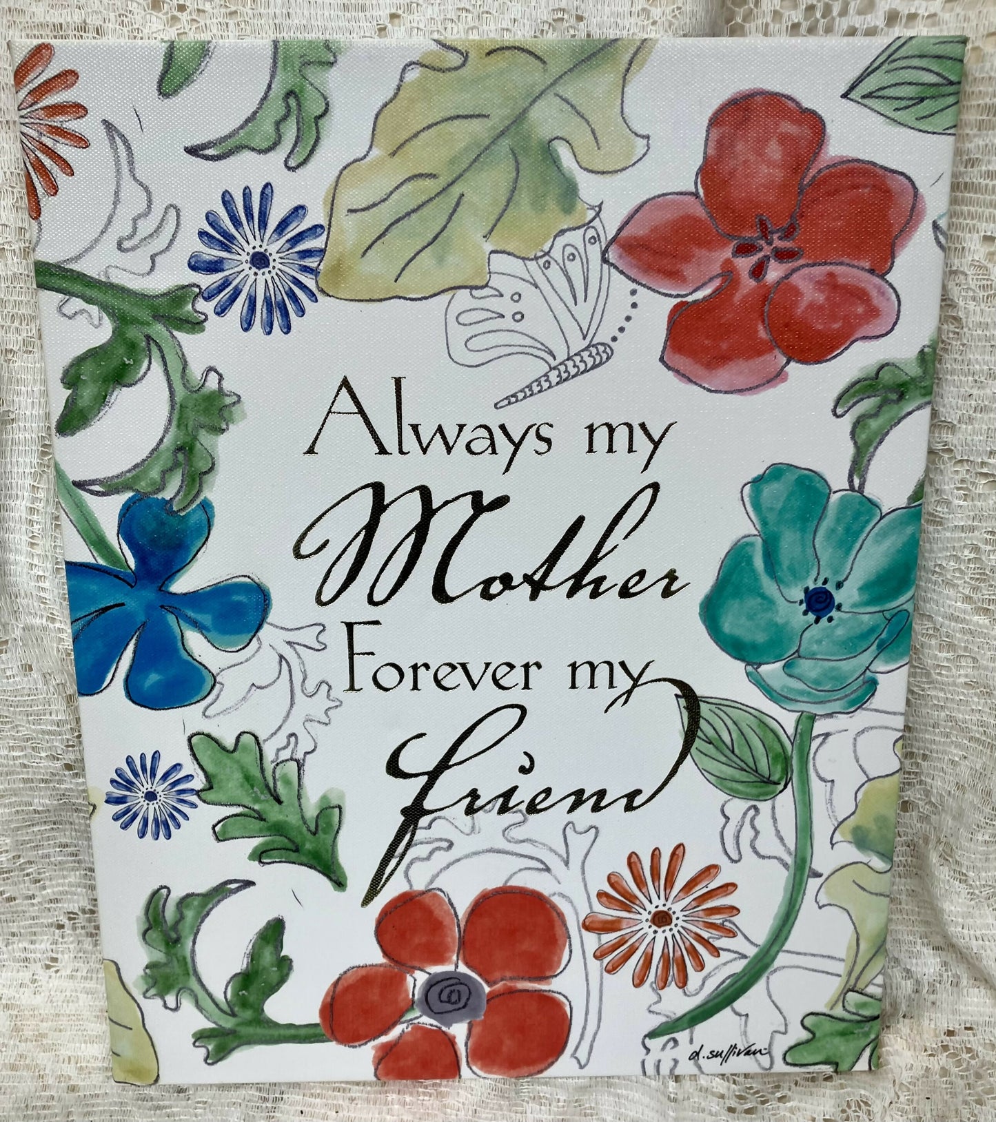 #1159 Always my mother canvas picture