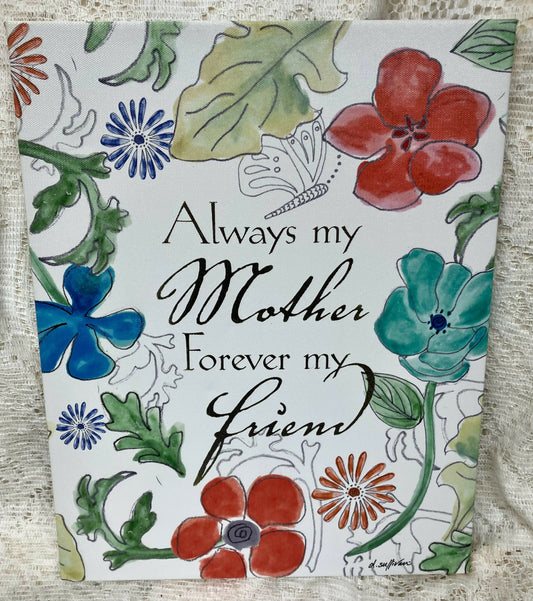 #1159 Always my mother canvas picture