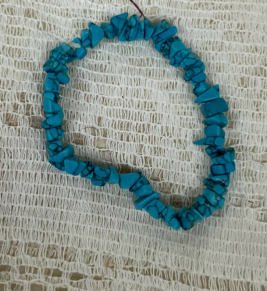 #3168 Turquoise beaded bracelet