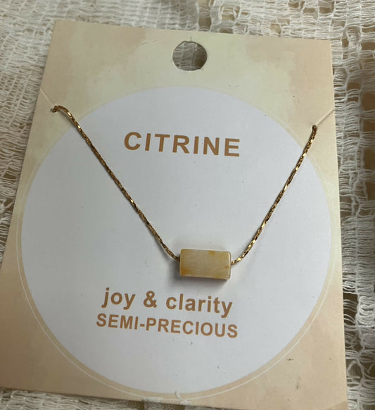 #1092 Crystal necklace