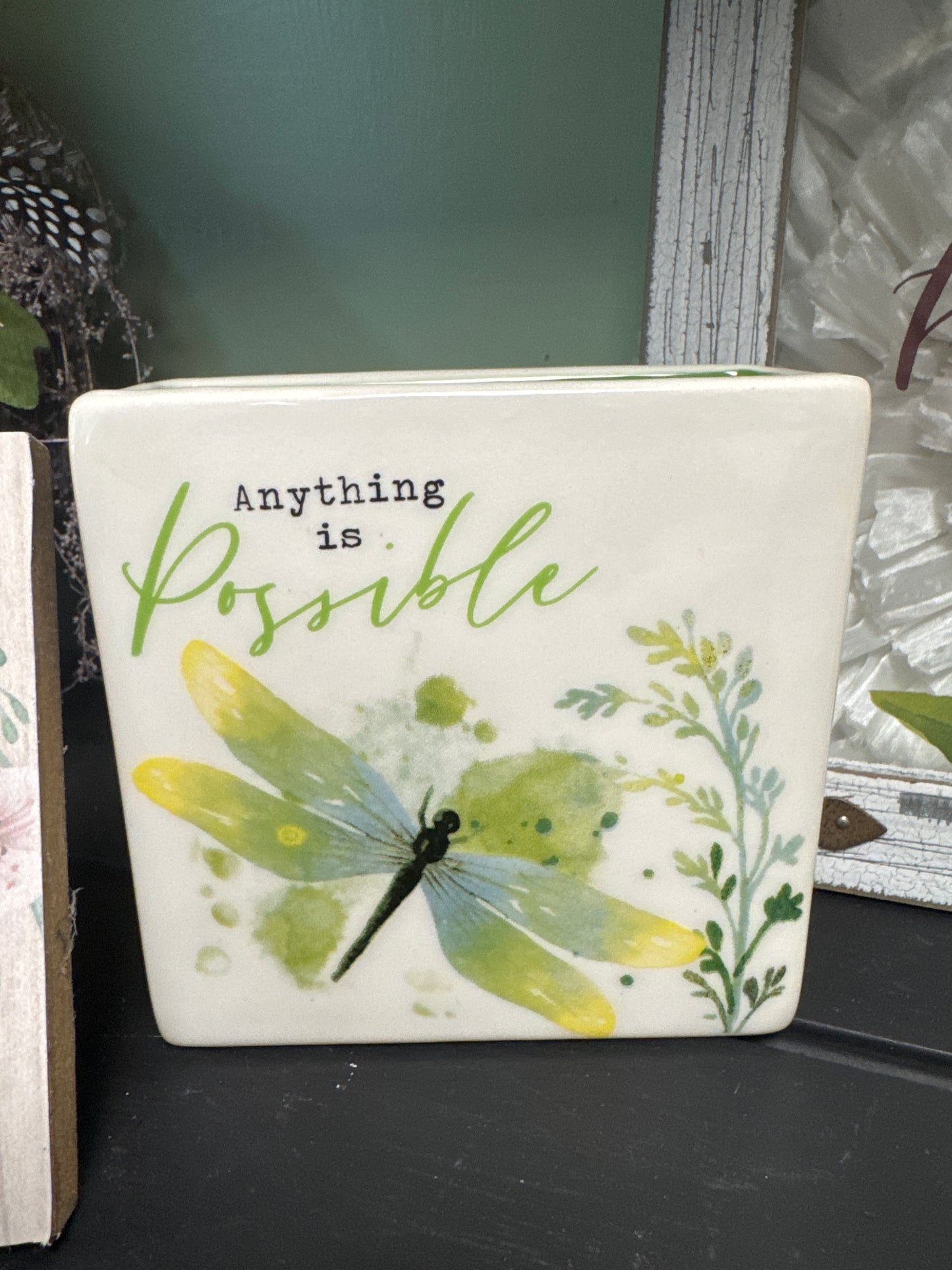 Anything is possible vase