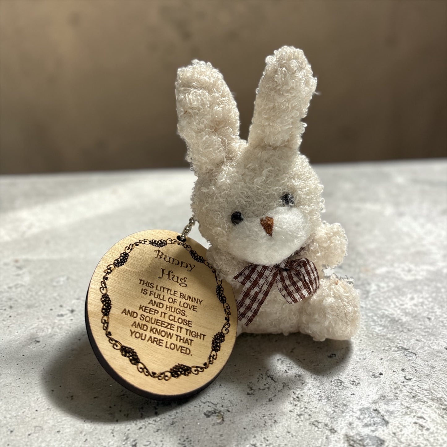 Bunny Hug Keychains
