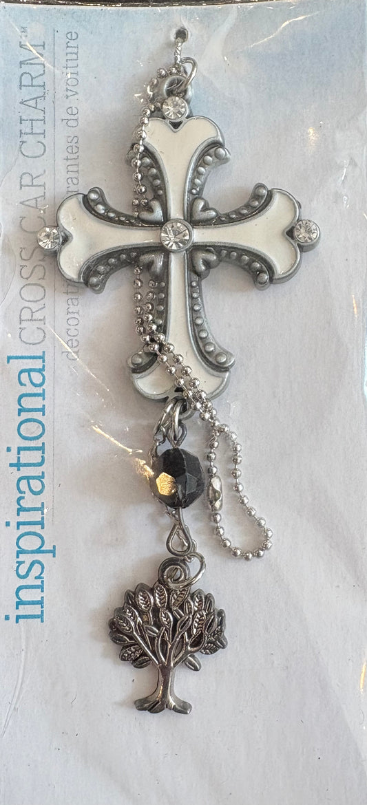 Inspirational Cross Car Charms