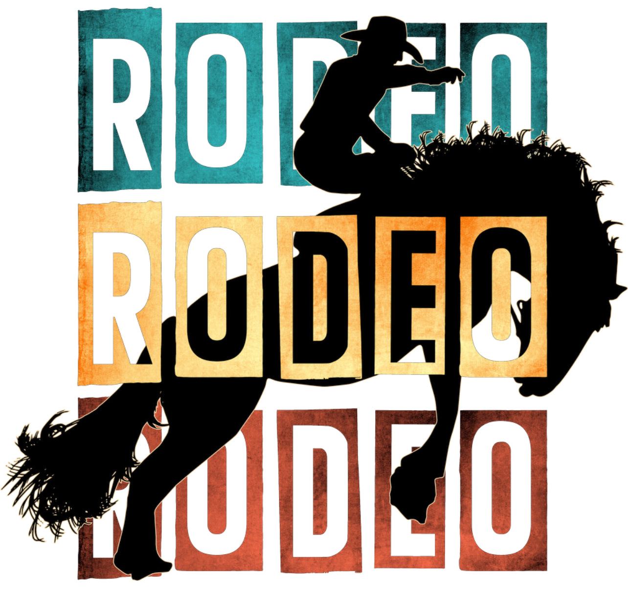 Rodeo Rodeo Rodeo DTF print