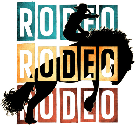 Rodeo Rodeo Rodeo DTF print