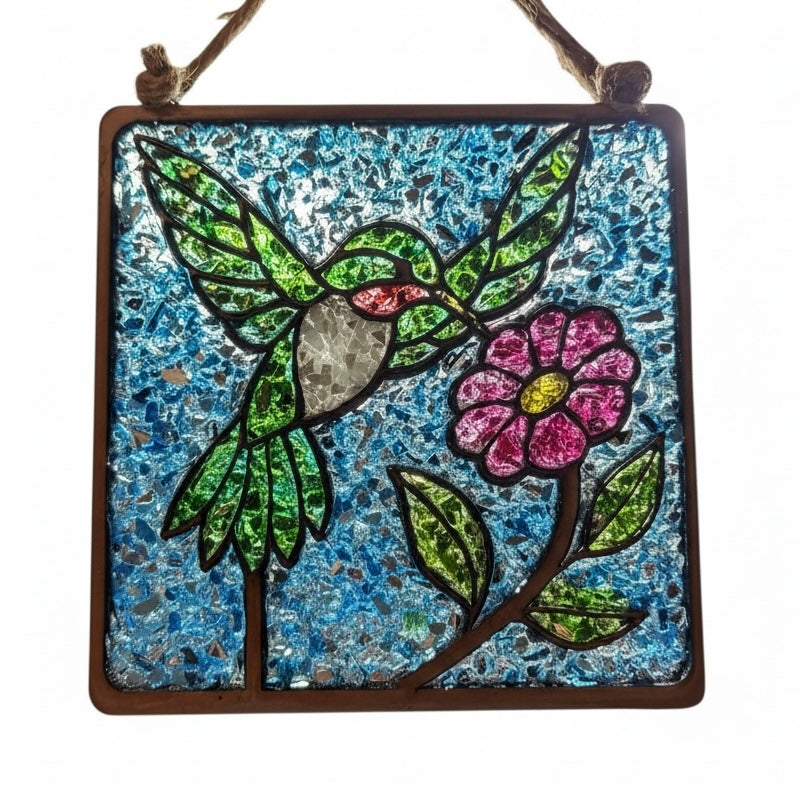 CLASS - Crushed Glass Resin Sun Catcher