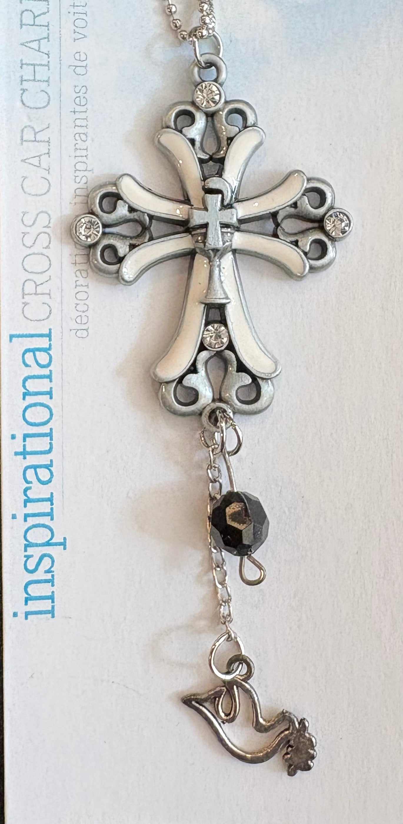 Inspirational Cross Car Charms