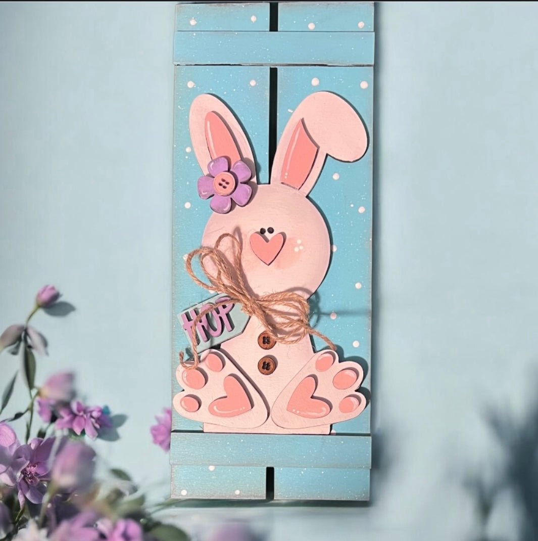 Bunny Pallet home decor