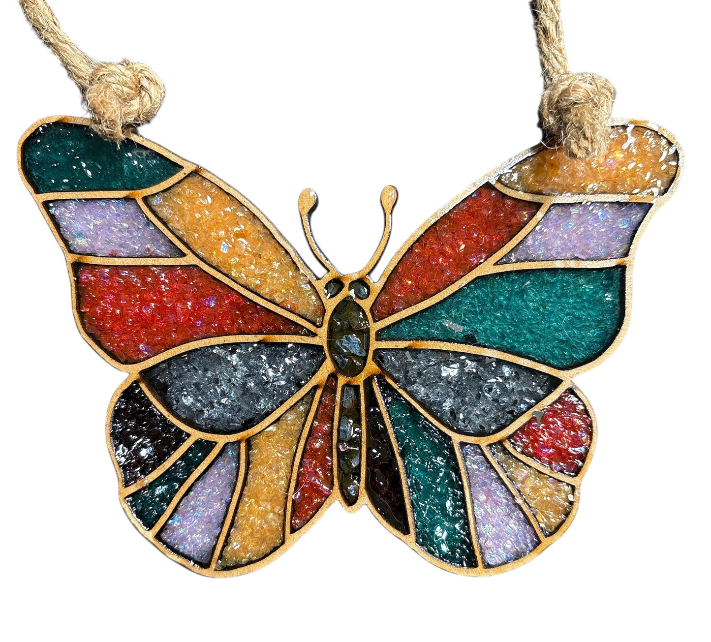 CLASS - Crushed Glass Resin Sun Catcher