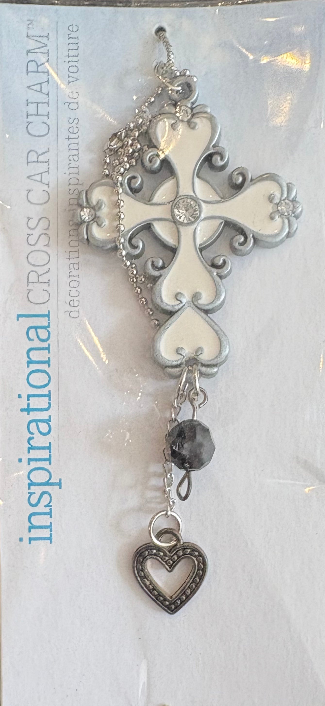 Inspirational Cross Car Charms