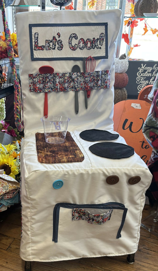 Play kitchen slipcover