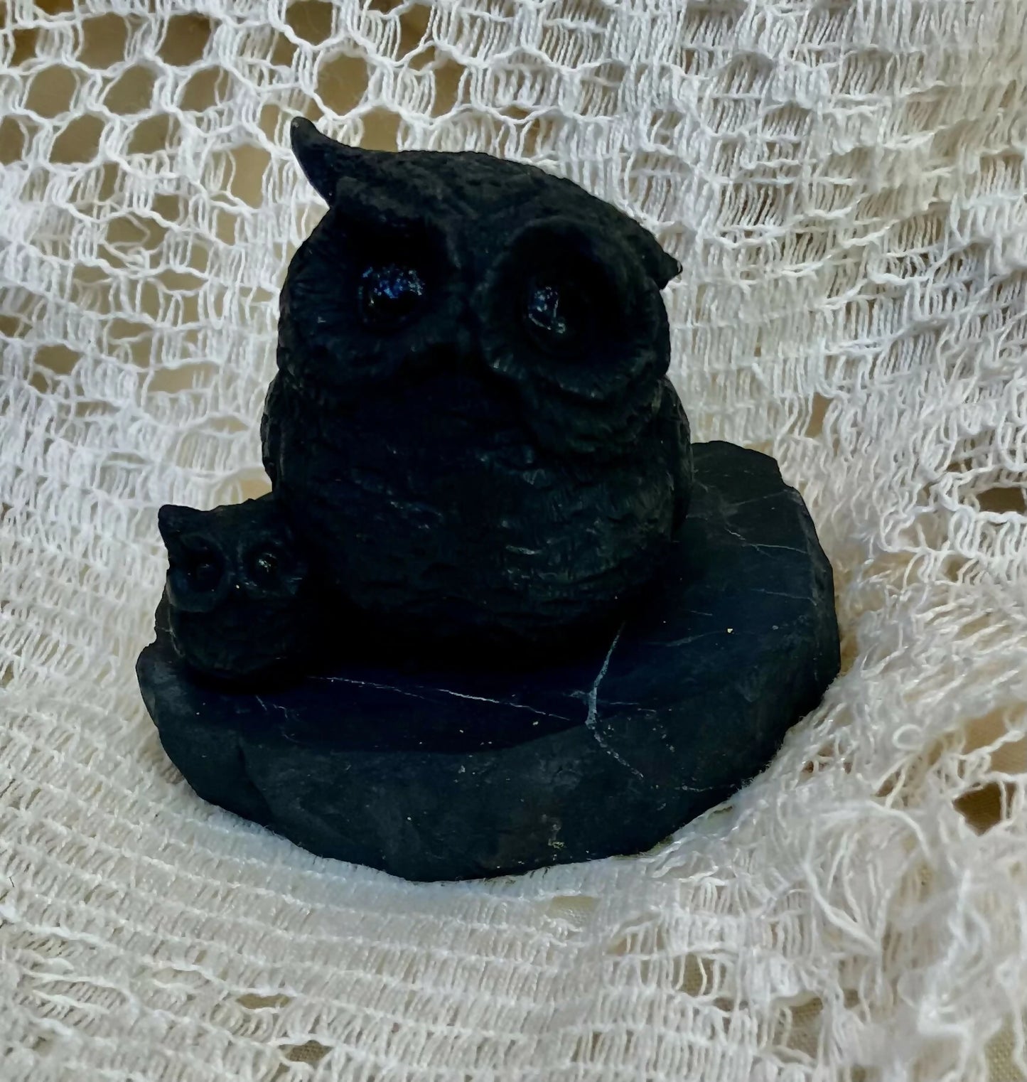 #3119 shungite owl