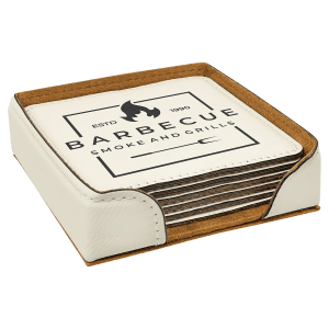Leatherette Coaster - Engraved with New Ross Logo