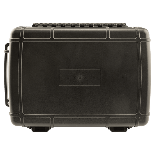 Travel Cigar Case - Laserable Leatherette, Creekside Collection, Dark Brown