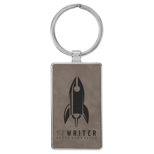Leatherette Keychains - Engraved with your design or logo