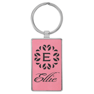 Leatherette Keychains - Engraved with your design or logo