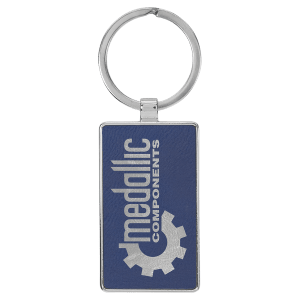 Leatherette Keychains - Engraved with your design or logo