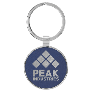 Leatherette Keychains - Engraved with your design or logo