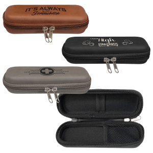 Leatherette Skinny Travel Case