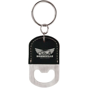 Leatherette Keychains - Engraved with your design or logo