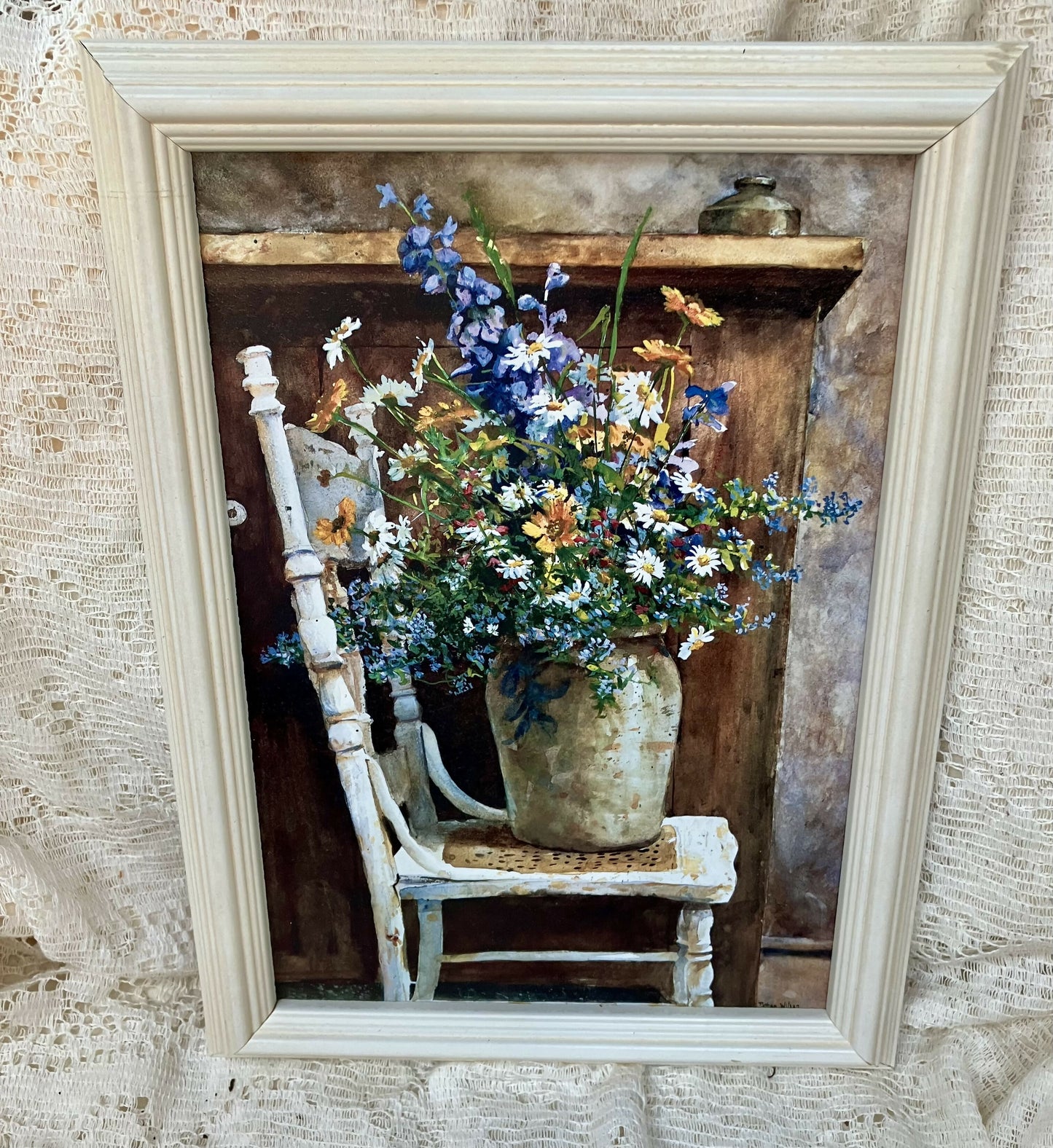 #2857 Vtg morning arrangement picture