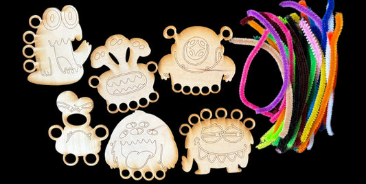 DIY Pipe Cleaner Monster Kit