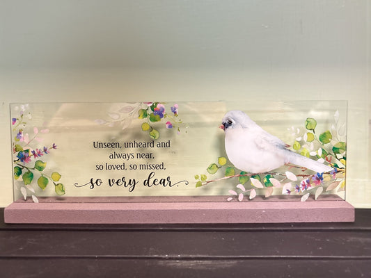 Bird Shelf Plaque