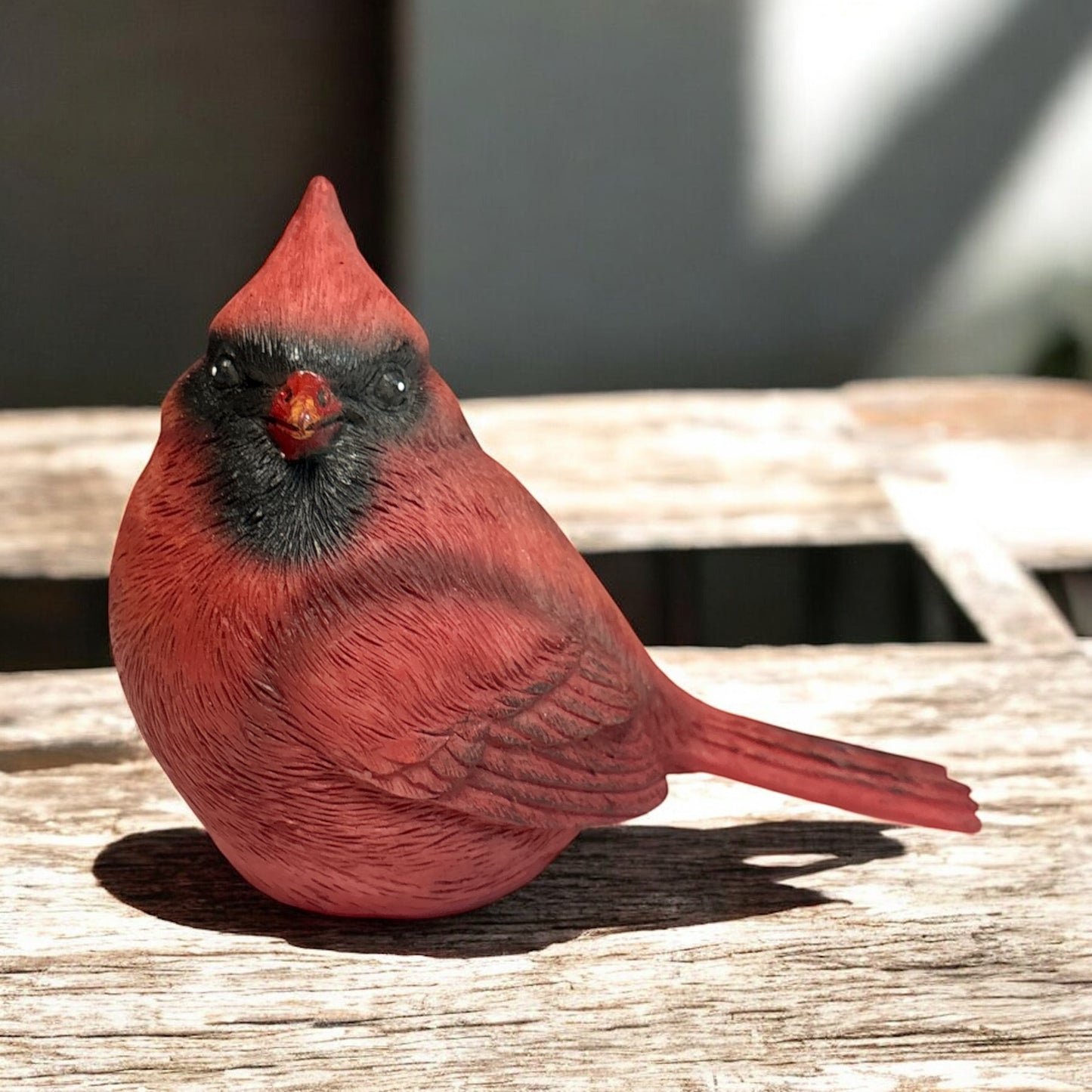 Small Red Cardinal Figurine