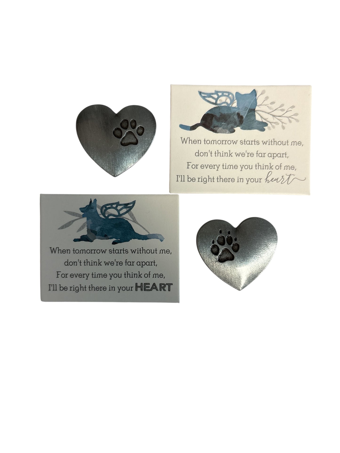 Pet Memorial Heart Token