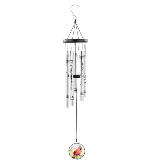 36" Cardinal Sentiment Windchime
