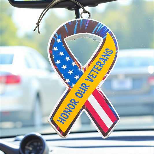 Honor Our Veterans Car/Room Freshie