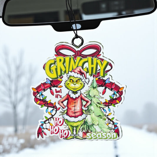 Grinchy Season Car Freshie