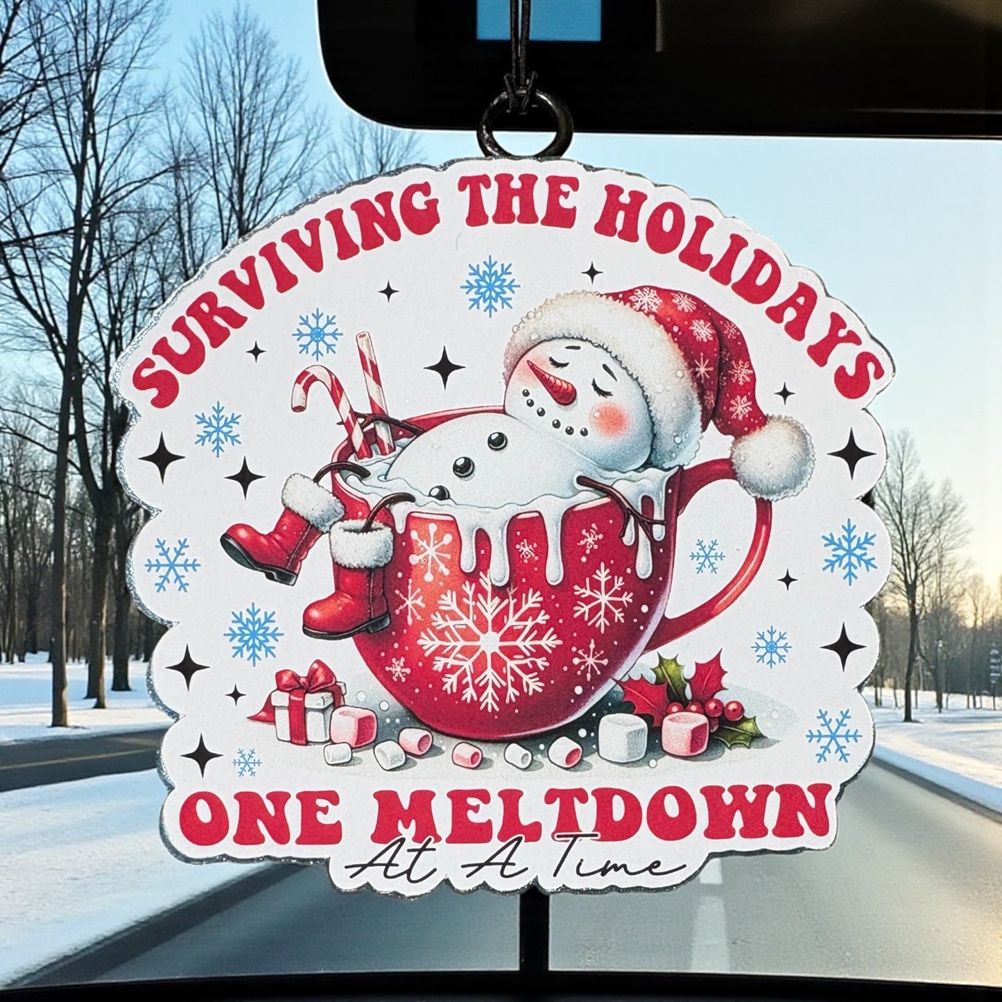 Holiday Meltdown Car Freshie