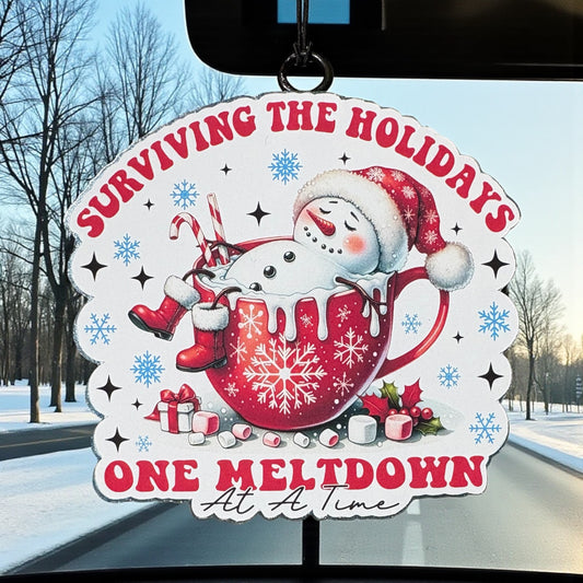 Holiday Meltdown Car Freshie