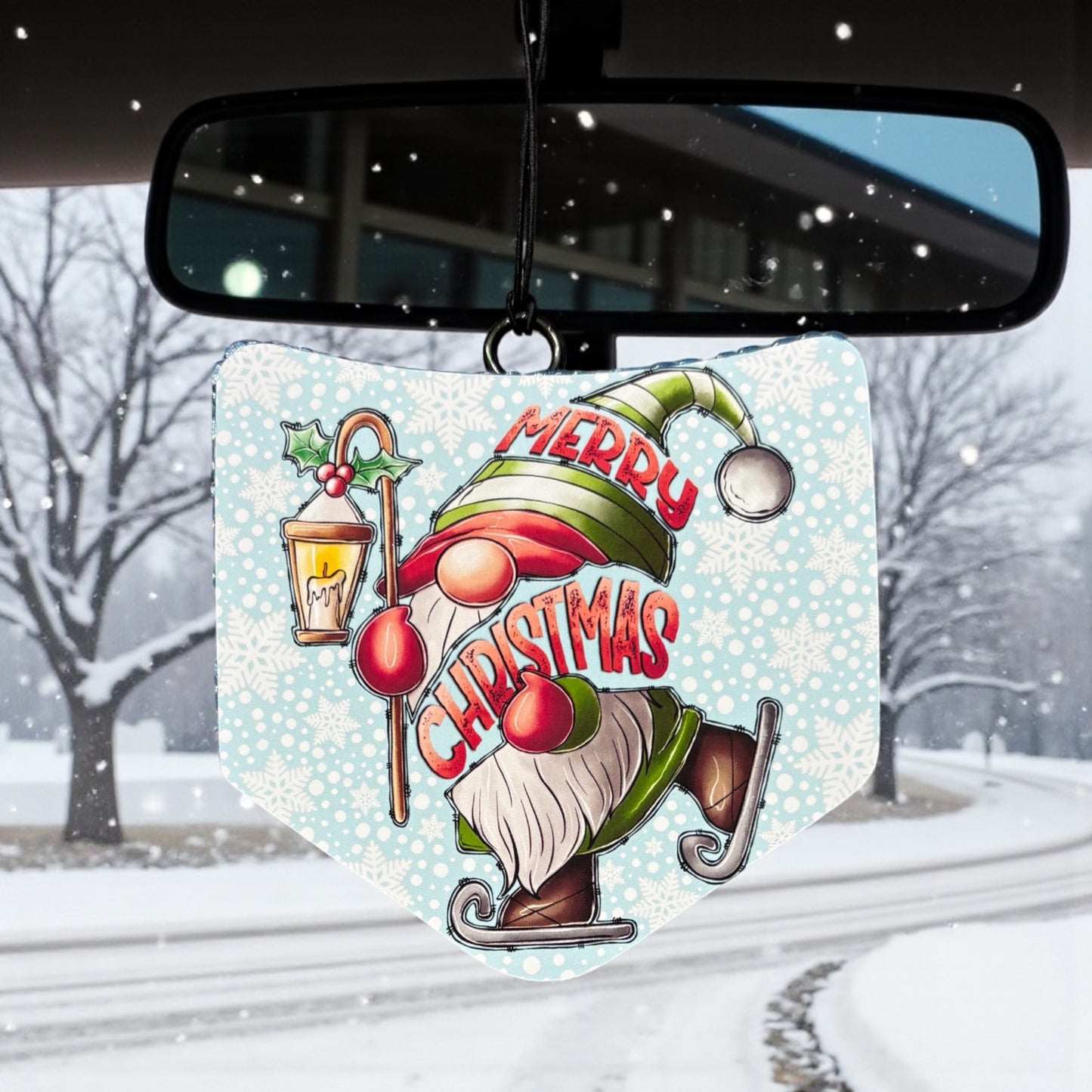 Christmas Gnome Car Freshie