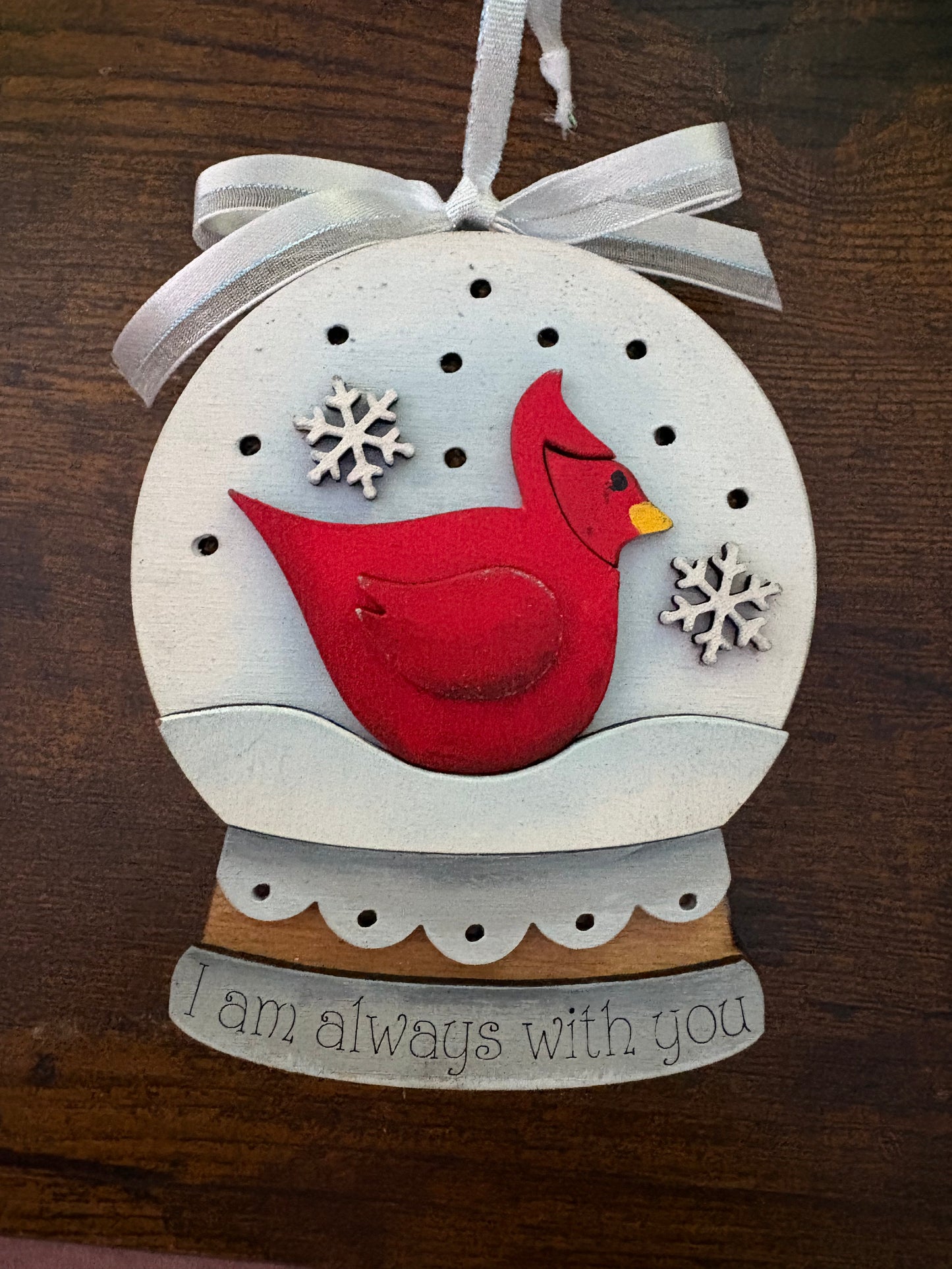 Cardinal Always With You Ornament - Light Up