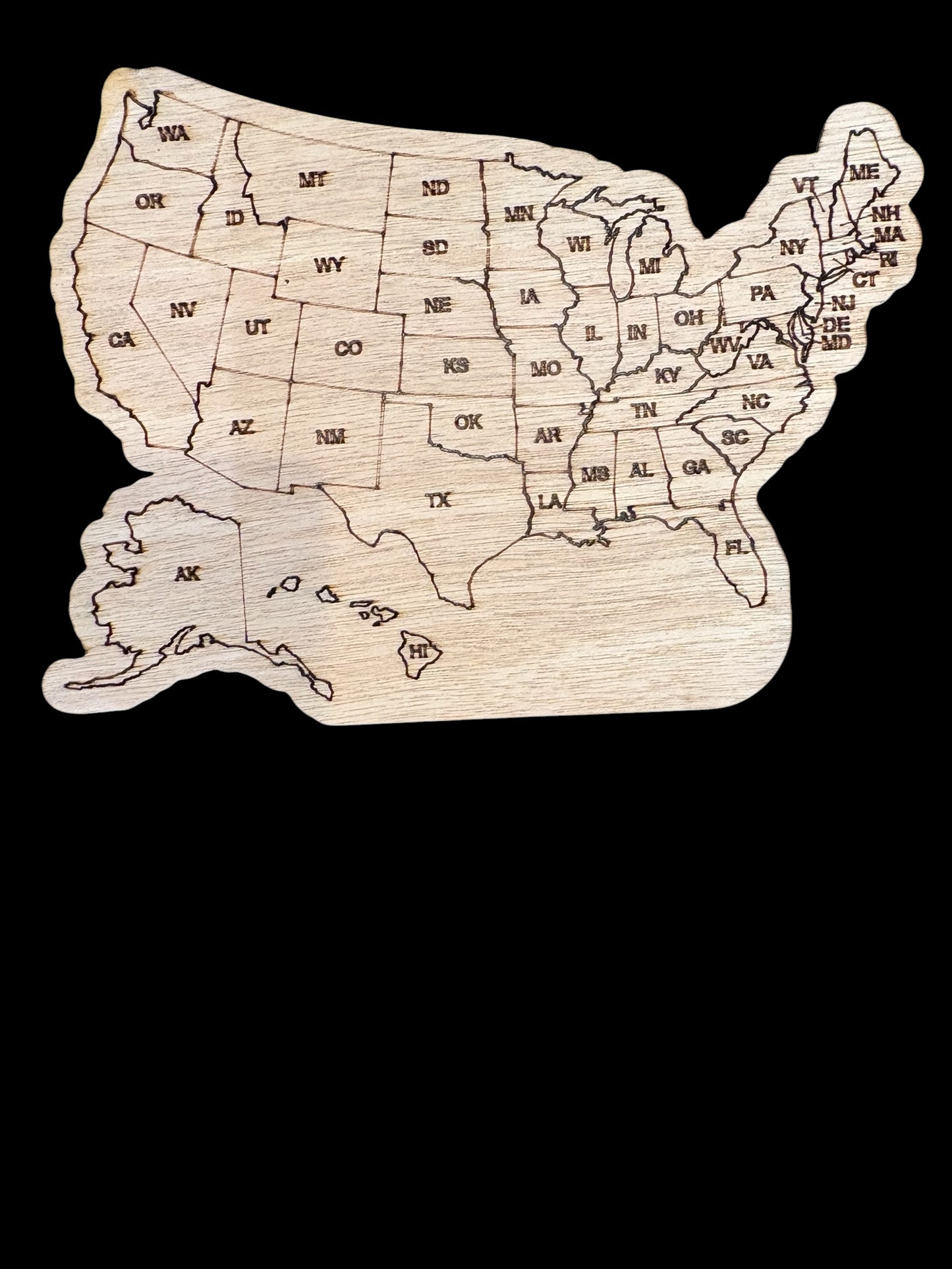 USA Map Magnet