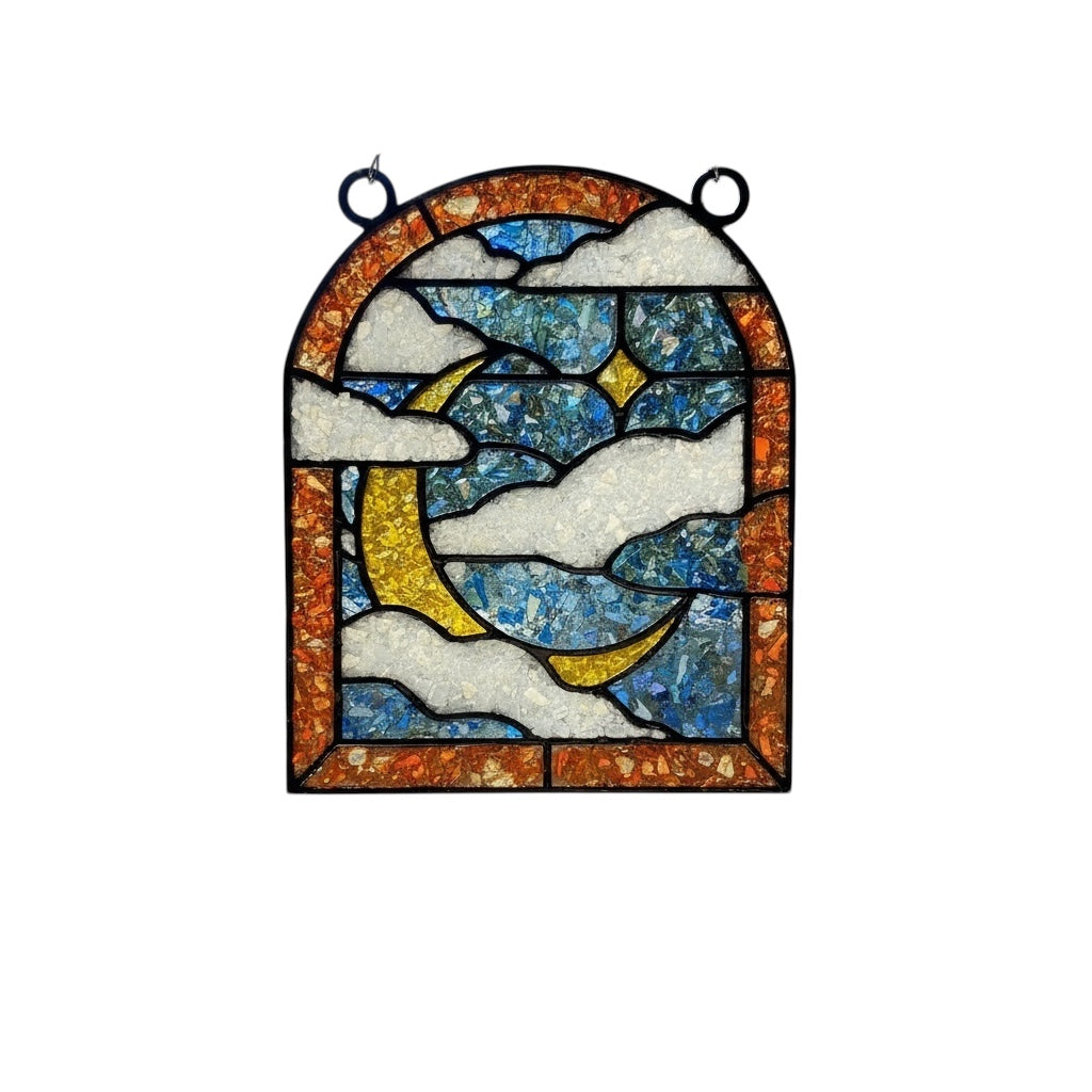 CLASS - Crushed Glass Resin Sun Catcher