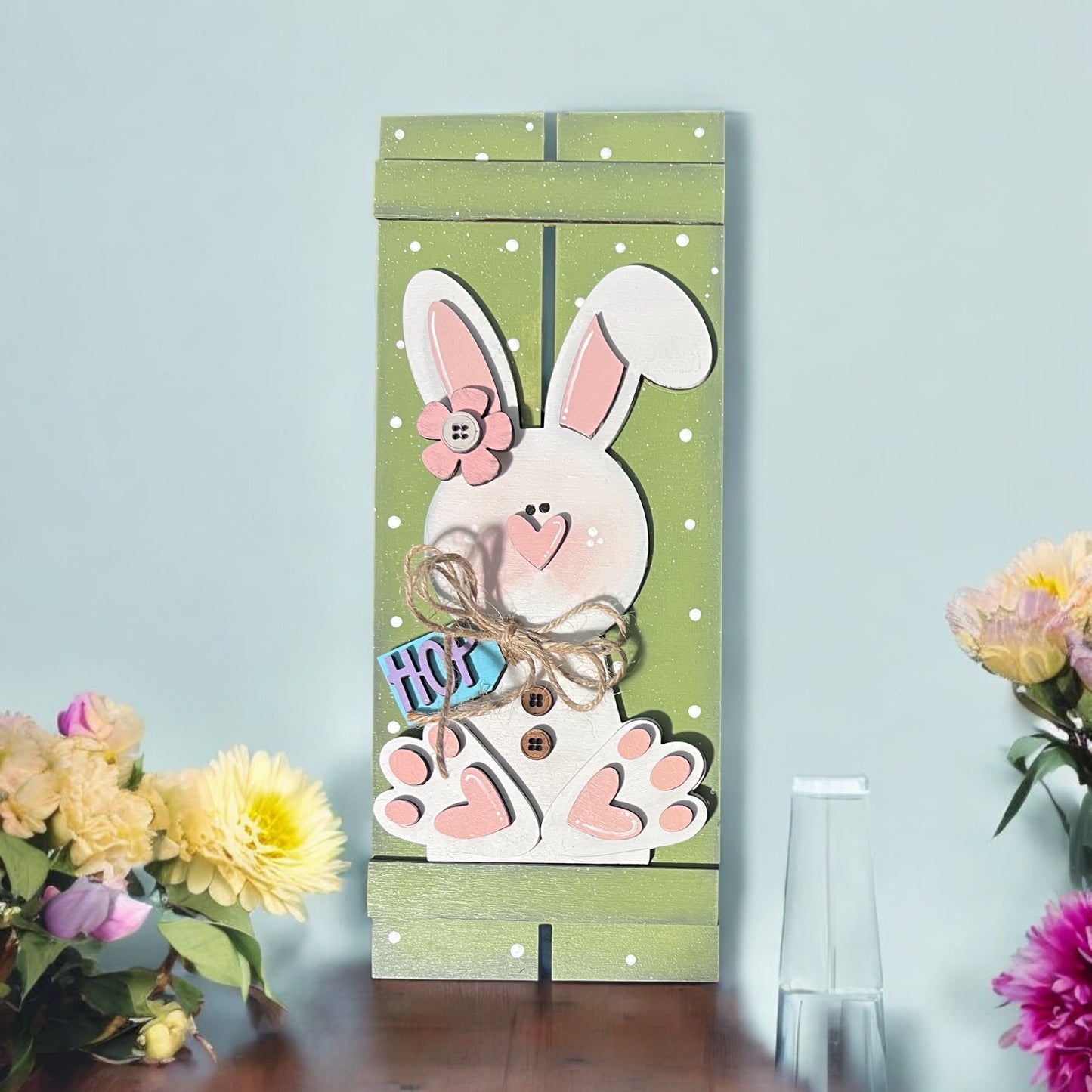 Bunny Pallet home decor
