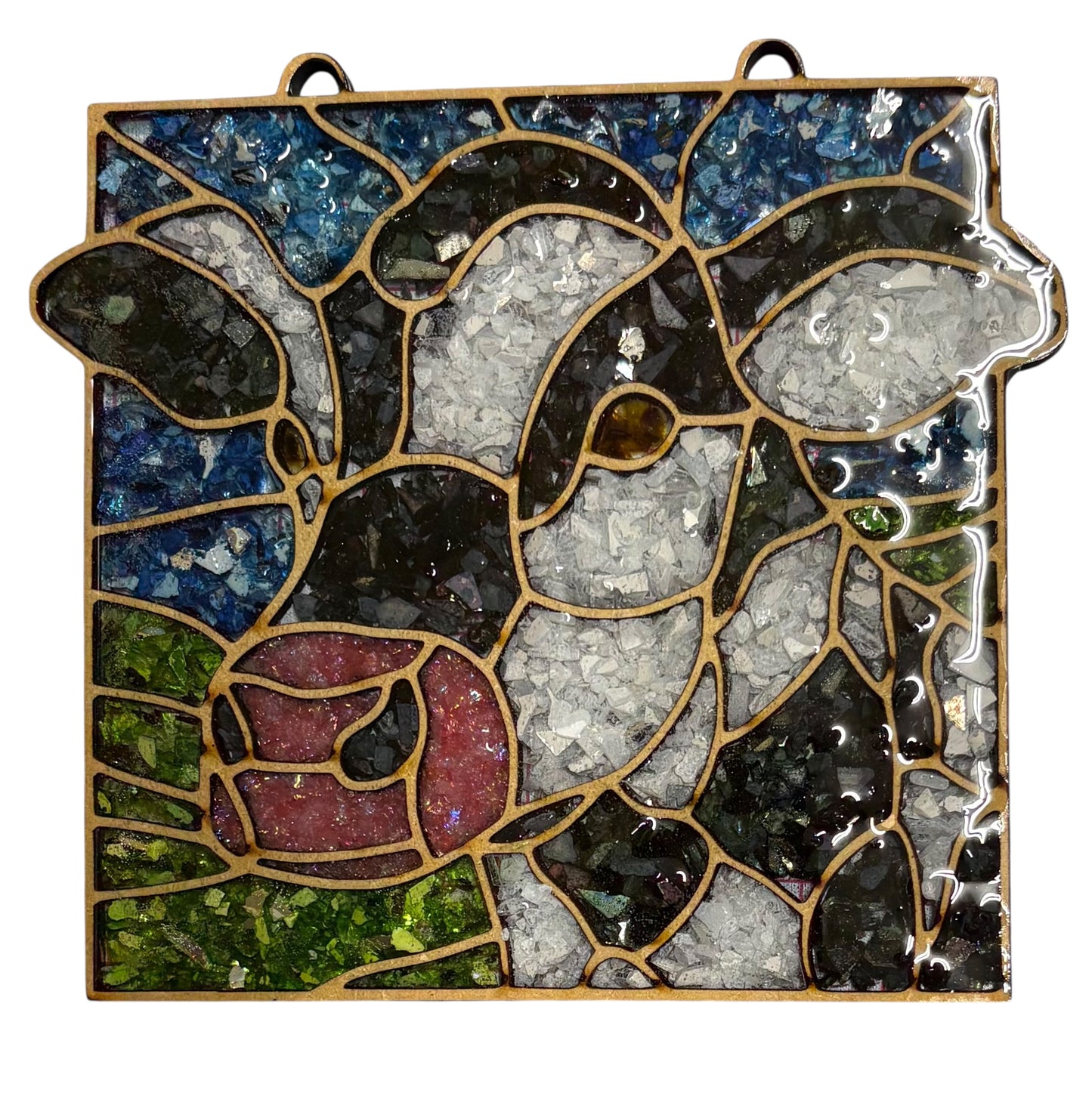 CLASS - Crushed Glass Resin Sun Catcher