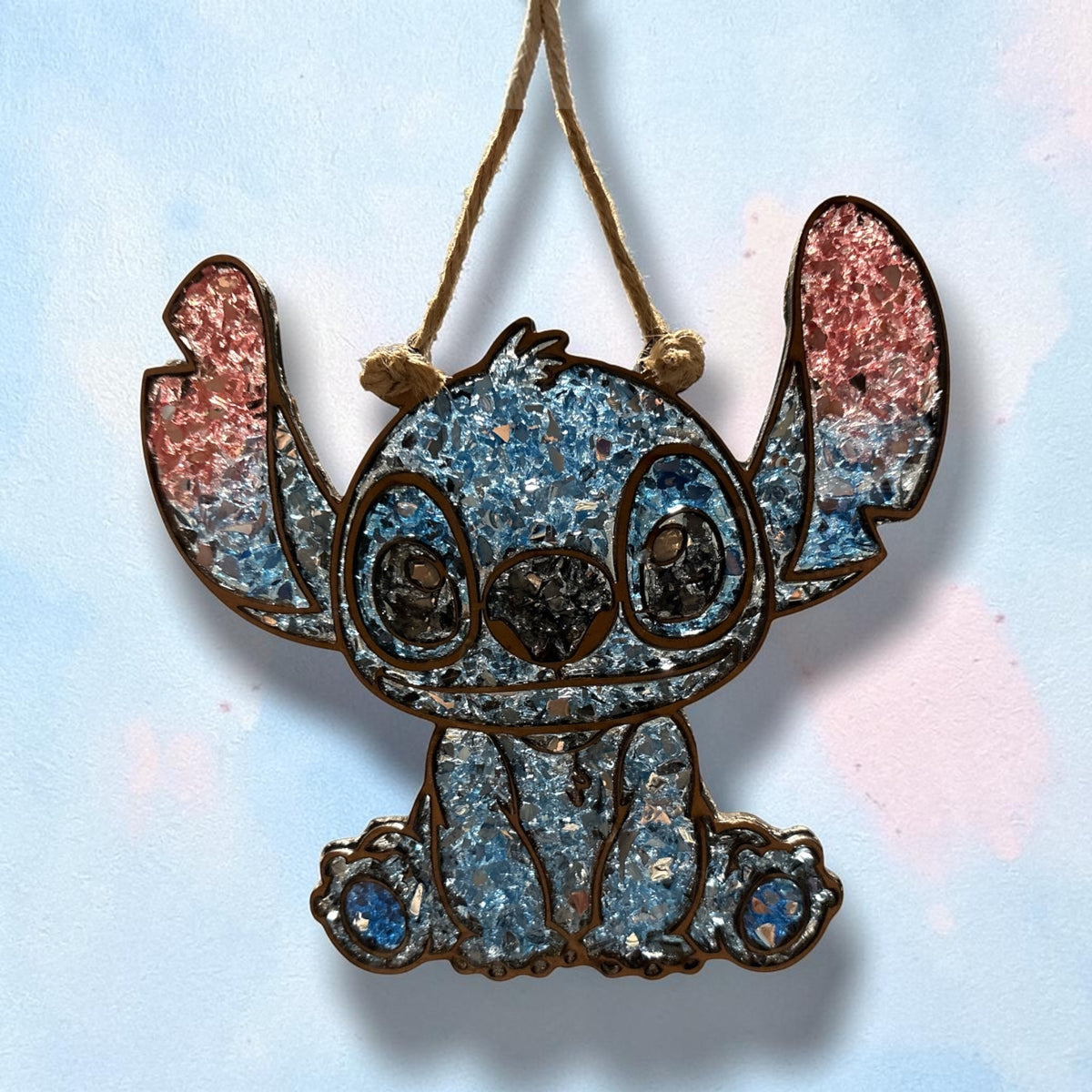 CLASS - Crushed Glass Resin Sun Catcher