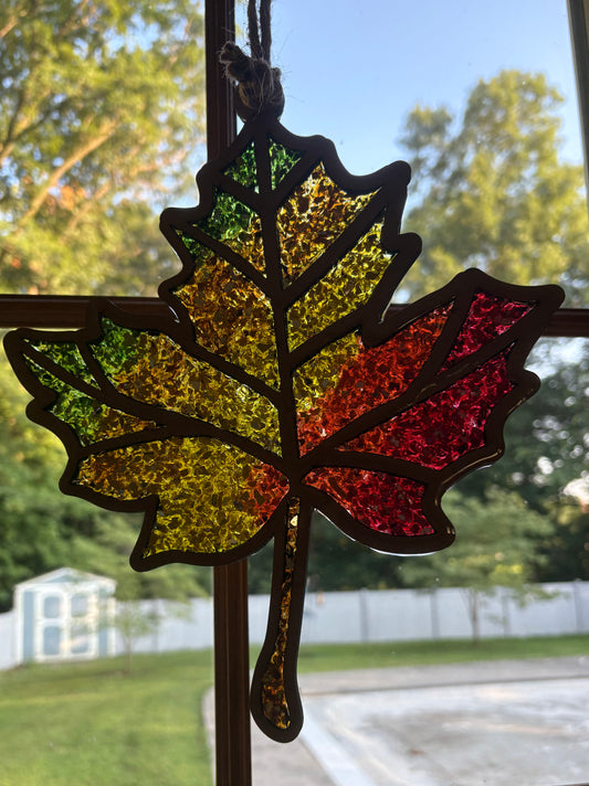CLASS - Crushed Glass Resin Sun Catcher