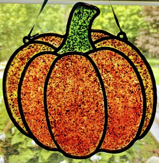 DIY Kit - Large Pumpkin Sun Catcher