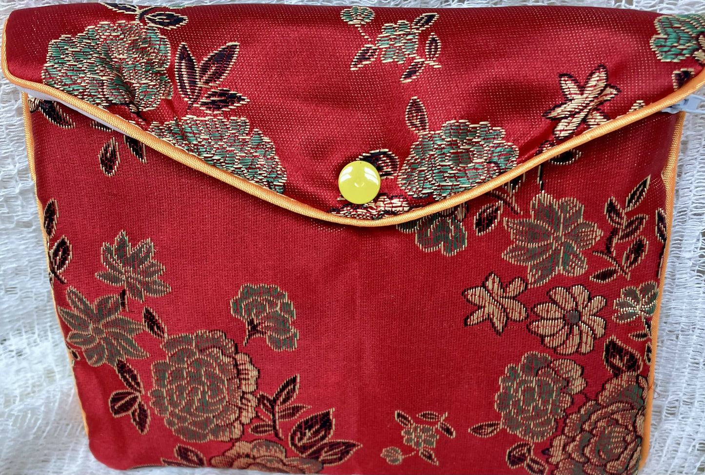#2958 Embroidered coin /jewelry pouch